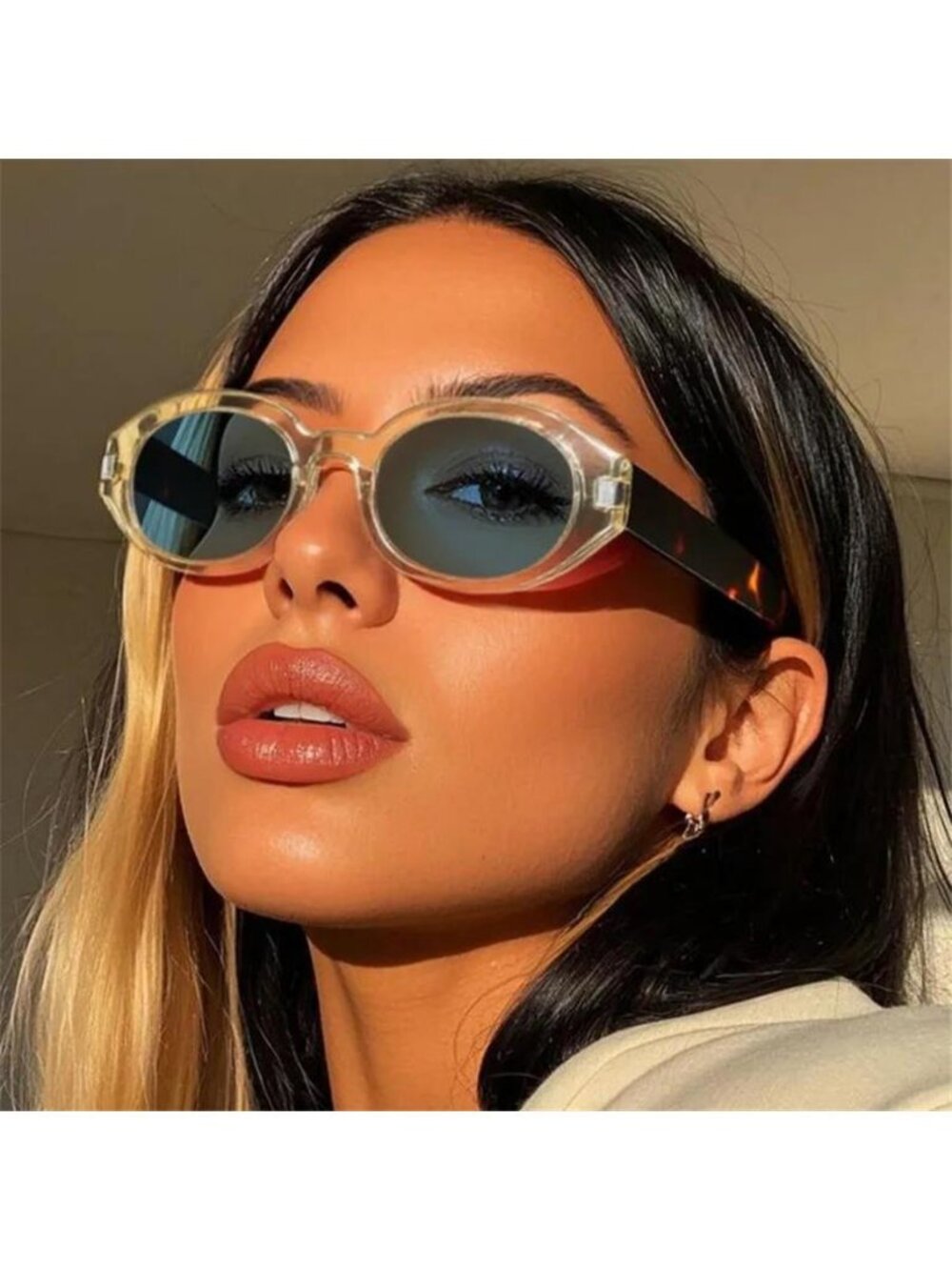 Retro Oval Sunglasses